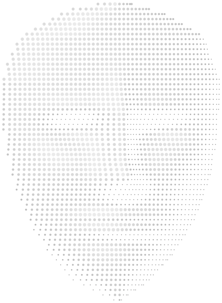 The Archle Labs point-cloud face, expressing human presence through individual points.