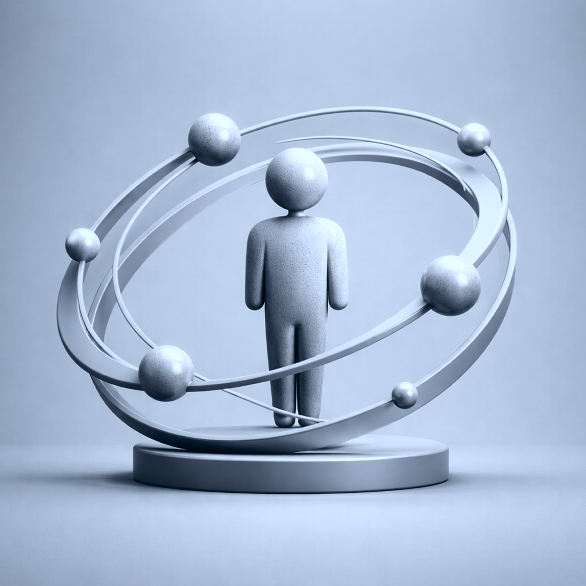 Sculptural visual for Design with Care